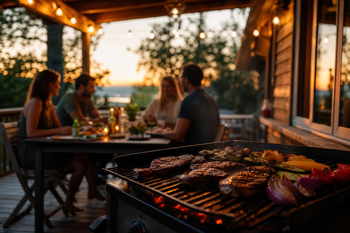 BBQ на веранде